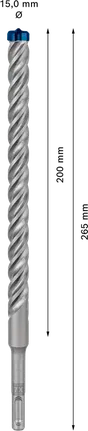Bosch EXPERT SDS plus-7X hamerboor 15 × 200 × 265 mm