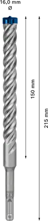 Bosch EXPERT SDS plus-7X hamerboor 16 × 150 × 215 mm
