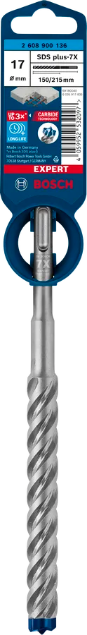 Bosch EXPERT SDS plus-7X hamerboor 17 × 150 × 215 mm