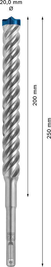 Bosch EXPERT SDS plus-7X hamerboor 20 × 200 × 250 mm