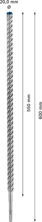 Bosch EXPERT SDS plus-7X hamerboor 20 × 550 × 600 mm
