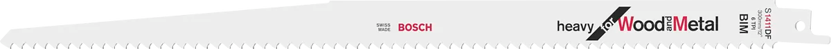 Bosch S 1411 DF Heavy for Wood &amp; Metal Reciprocityzaagblad