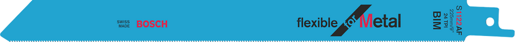 Bosch S 1122 AF Flexible for Metal Reciprocityzaagblad, 225 mm, 5-delig