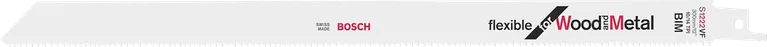 Bosch S 1222 VF Flexibel Hout- &amp; Metaal Reciprocityzaagblad, 300 mm