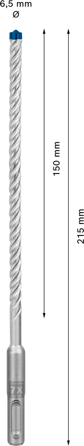 Bosch EXPERT SDS plus-7X hamerboor 6,5×150×215 mm