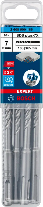 &nbsp;Bosch EXPERT SDS plus-7X hamerboor 7×100×165 mm