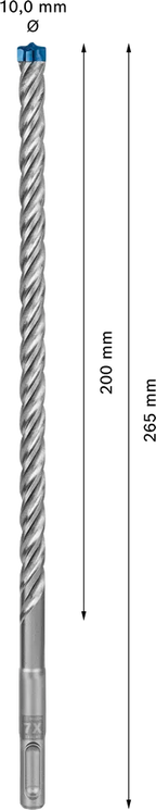 Bosch EXPERT SDS plus-7X hamerboor 10×200×265 mm