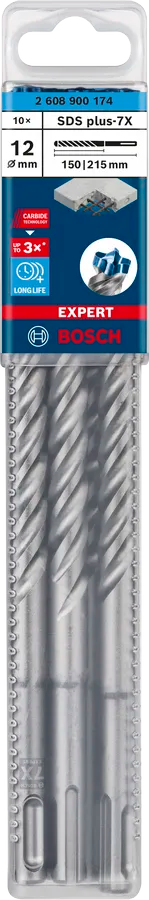 Bosch EXPERT SDS plus-7X hamerboor 12×150×215 mm