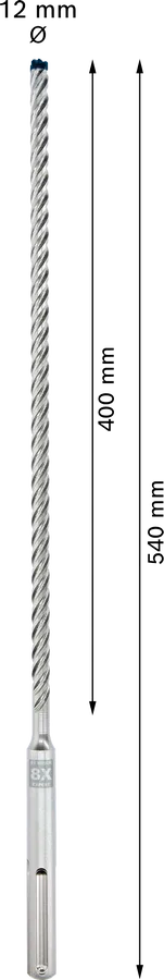 &nbsp;EXPERT SDS max-8X Hamerboor 12 x 400 x 540 mm