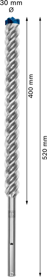 EXPERT SDS max-8X Hamerboor 30 x 400 x 520 mm