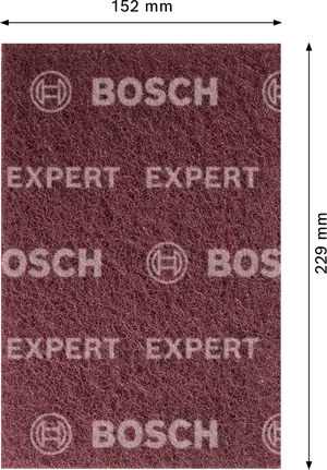 EXPERT N880 Vliespad Voor Handmatig Schuren 152 x 229 mm, Middelgrof A