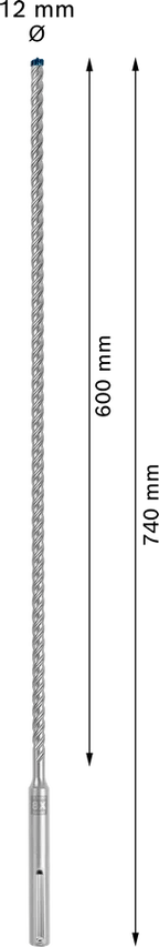 &nbsp;EXPERT SDS max-8X Hamerboor 12 x 600 x 740 mm