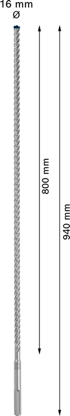 EXPERT SDS max-8X Hamerboor 20 x 800 x 920 mm