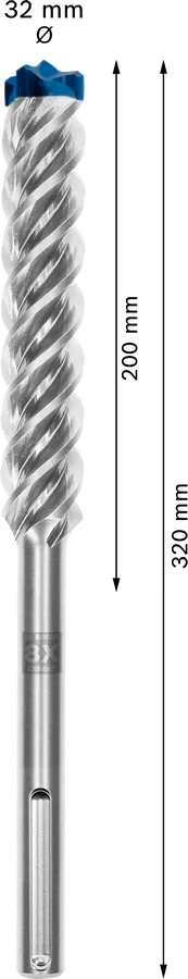 EXPERT SDS max-8X Hamerboor 32 x 400 x 520 mm