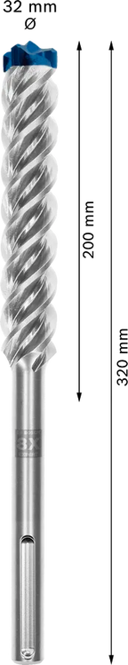 EXPERT SDS max-8X Hamerboor 32 x 400 x 520 mm