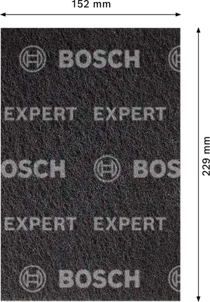EXPERT N880 Vliespad Voor Handmatig Schuren 152 x 229 mm, Extra Sneden S