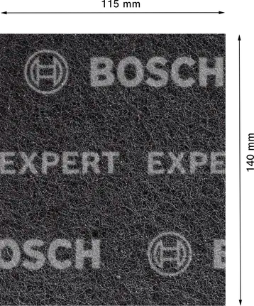 EXPERT N880 Vliespad Voor Handmatig Schuren 115 x 140 mm, Gemiddeld S