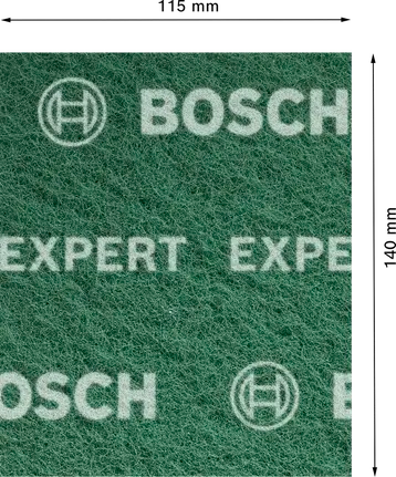 EXPERT N880 Vliespad Voor Handmatig Schuren 115 x 140 mm, Universeel XS
