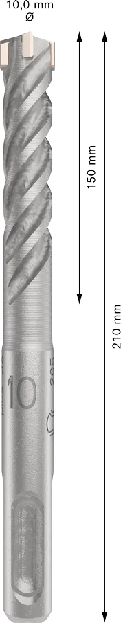 PRO SDS plus-5X Hamerboor, 10 x 50 x 110 mm