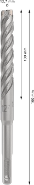 PRO SDS plus-5X Hamerboor, 12,7 x 100 x 160 mm