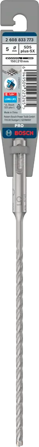 PRO SDS plus-5X Hamerboor, 5 x 150 x 210 mm