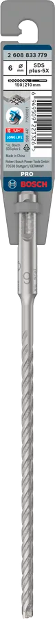 PRO SDS plus-5X Hamerboor, 6 x 150 x 210 mm