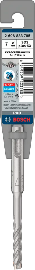 PRO SDS plus-5X Hamerboor, 7 x 50 x 110 mm