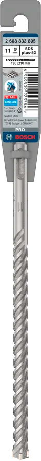 PRO SDS plus-5X Hamerboor, 11 x 150 x 210 mm
