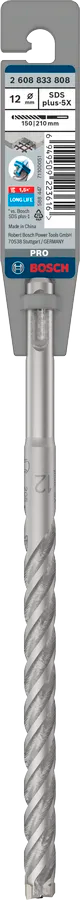 PRO SDS plus-5X Hamerboor, 12 x 150 x 210 mm