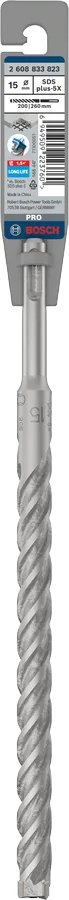PRO SDS plus-5X Hamerboor, 15 x 200 x 260 mm