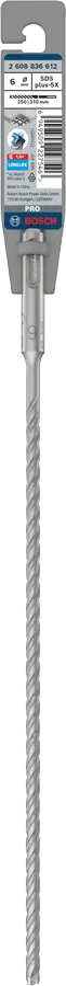 PRO SDS plus-5X Hamerboor, 6 x 250 x 310 mm