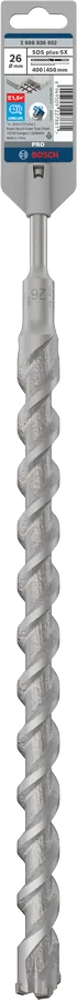PRO SDS plus-5X Hamerboor, 26 x 400 x 450 mm