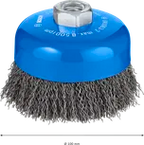 Bosch PRO Metal clean komborstel 100×0,5 mm