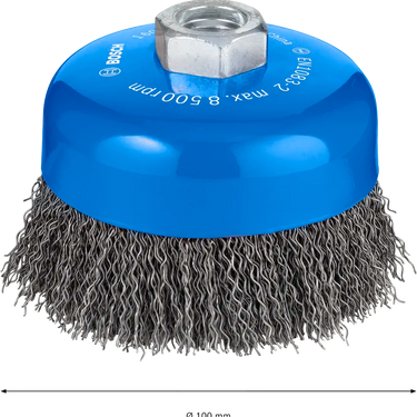 Bosch PRO Metal clean komborstel 100×0,5 mm