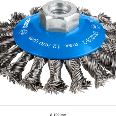 Bosch PRO Metal Heavy Schuine Borstel 100×0,5 mm