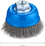 Bosch PRO Metal Clean Komborstel 70 x 0,3 mm