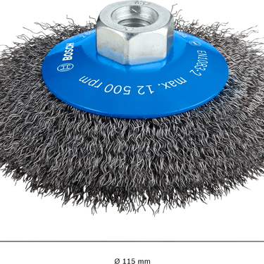 Bosch PRO Metal Clean Schuine Borstel 115×0,3 mm