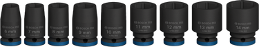 Dopsleutelset 1/2" - 10 - 19 mm - 9-delig