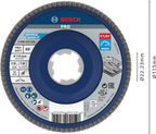 Bosch PRO X571 lamellenschijf 115 mm G60 X-Lock
