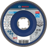 Bosch PRO X571 lamellenschijf 115 mm G80 X-Lock