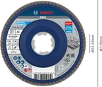 PRO X571 Lamellenschuurschijf Haaks 115 mm G40 X-Lock