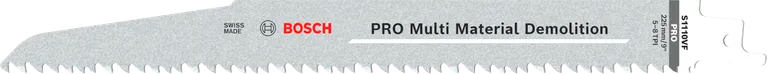 Bosch PRO Multi Material Demolition S1110VF Zaagblad, 225 x 22 x 1,6 mm, 5-delig