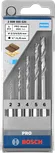 Bosch PRO Wood HSS Brad Point Boorset 5-delig