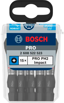 PRO Phillips slagschroefbit PH2, 55 mm