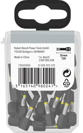 PRO Torx slagschroefbit T20, 25 mm