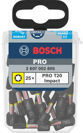 PRO Torx slagschroefbit T20, 25 mm