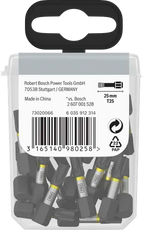 PRO Torx slagschroefbit T25, 25 mm