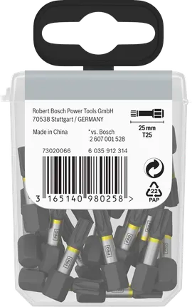 PRO Torx slagschroefbit T25, 25 mm