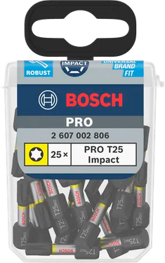 Bit T25 - 25 mm - 25st