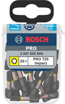 PRO Torx slagschroefbit T25, 25 mm
